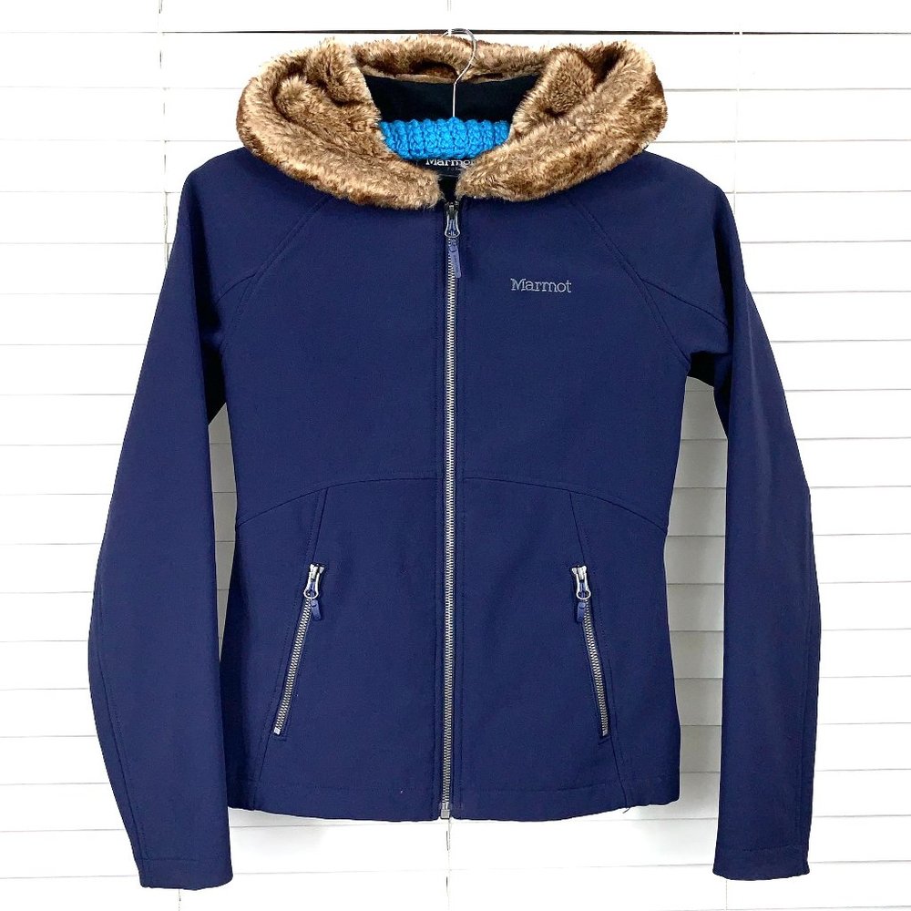 NWOT |•MARMOT•| Gorgeous Faux Fur Hooded Active Jacket
